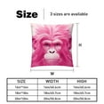 thumbnail image 5 of Gorilla Pillow Covers Set with Unique Patterns - 16x16, 18x18, 20x20 Inches - Set of 2 Elegant Pillow Inserts, Throw Pillows Covers for Home for Any Occasion, 5 of 6
