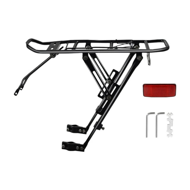 Almencla Carrier Rack Bracket Rear Bike Rack for Mountain Bike Biking Outdoor