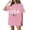 Pink, variant on Oversized USA Tshirts Women Loose American Flag Short Sleeve Patriotic Tops Pullover Crewneck Funny Graphic Tees Army Green, L