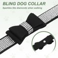 thumbnail image 4 of Mumup Cute Dog Collar with Bling Rhinestone, Bling Dog Collar Adjustable Leather Diamond Sparkling Jewel Accessories  Intended for Teacup/Cat/Small Medium Large Pet, 4 of 7