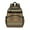 Boho Golden Ethnic, variant on Brown Geometric Triangle Diamond Pattern Backpack for School,Cute School Bag,Schoolbag with Adjustable Shoulder Straps & Padded Back,15.25"x11.5"x5.25"
