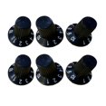 thumbnail image 1 of LOVIVER 6 Pieces Audio Knob Adjustable Replacement Parts Speaker Knob Potentiometer Knob black, 1 of 8