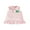 Pink 1, variant on Toddler Baby Girl Button Collared Dress 6 12 18 24 Months 2T 3T 4T Casual Golf Embroidered Striped/Plaid Ruffled Hem Sleeveless Dresses
