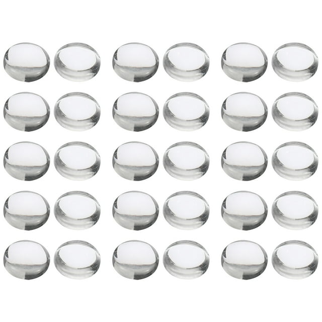 Unique Bargains Transparent Glass Cabochons, 200Pcs 6mm Round Glass Dome Tiles for Photo Pendant Jewelry Making, Clear