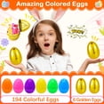 thumbnail image 3 of Huevos de Pascua ZICZLI 200 piezas, 7 colores, 7,5 cm, rellenables, 3 of 8