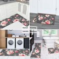 thumbnail image 5 of Pioneer Flower Floral Print Pattern Kitchen Rugs Sets Of 2,Anti Fatigue Kitchen Mat Rugs Non Slip Washable,Decorative Kitchen Floor Mats for Kitchen,Sink,Laundry,17"x30"+17"x47", 5 of 7