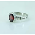 thumbnail image 2 of Navya Craft Garnet Oval 925 Sterling Silver Handmade Statement Gemstone Women Ring Size 13.5, 2 of 5
