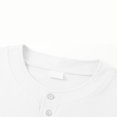 thumbnail image 6 of Hoen Summer Short Sleeve Tops for Men Button Round Neck Basic Shirts Soft Breathbale Casual Loose Pullover Shirts, 6 of 9