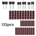 thumbnail image 2 of EIGTHTAIL Ensemble de 132 Pcs de Tambours de Ponçage pour Forets à Ongles Accessoires Dremel Outil Rotatif, 2 of 10