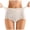 panties16-Beige, variant on Ladies No Line Thong Panties Seamless Breathable Soft Underwear for Yoga Daily Size S