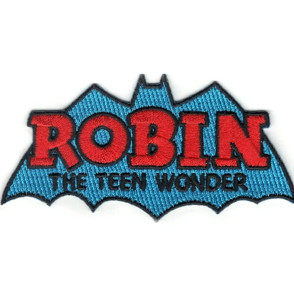 "Robin: The Teen Wonder" Titans Patch Batman Comics Superhero Iron-On Applique