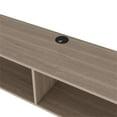 thumbnail image 4 of Pemberly Row Contemporary Floating TV Stand Engineered Wood Light Oak, 4 of 7