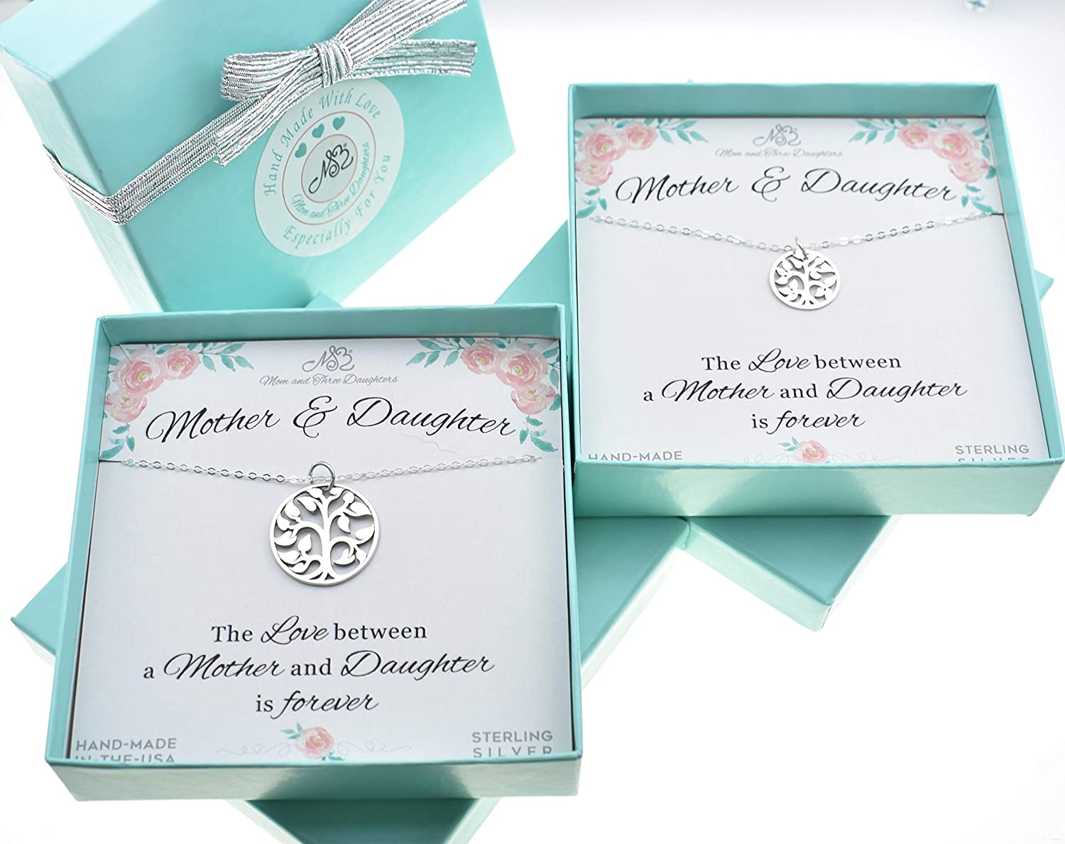 Mother Daughter Tree of Life Necklace 