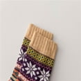 thumbnail image 4 of JeashCHAT Women Fashion Print Loose Christmas Socks Thick Warm Stocking Comfortable, 4 of 6