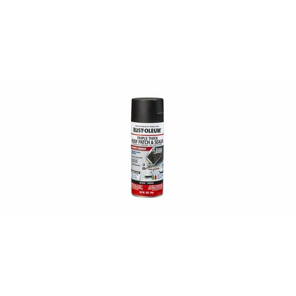 Rust-Oleum 345813 Triple Thick Roof Patch & Sealer Black 12oz Aerosol
