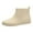 Beige, variant on Women Rubber Boots Lightweight Ankle Rain Shoes Waterproof Anti-Slipping Garden Galoshes Slip-On PVC Rain Boots Outdoor Water Shoes Footwear