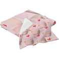 thumbnail image 2 of Cupcake Heart Cotton Towel Set 2 Piece, 1 Bath Towels 1 Washcloth, Soft Fast Dry Super Absorbent Face Hand Towel for Bathroom Hotel Gym Spa and Beach, 2 of 7