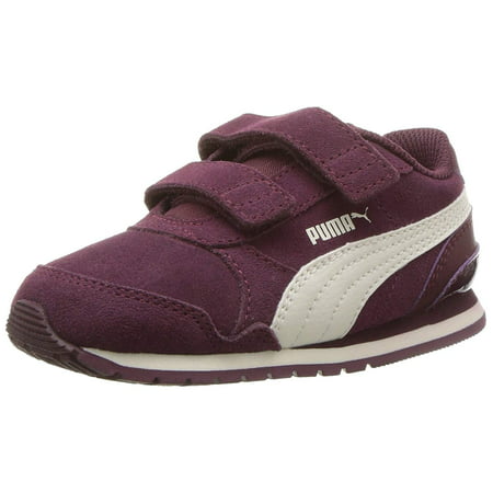Puma Little Kid's Shoes St Runner V2 Strap SD Purple (Best Shoes For Toe Runners)
