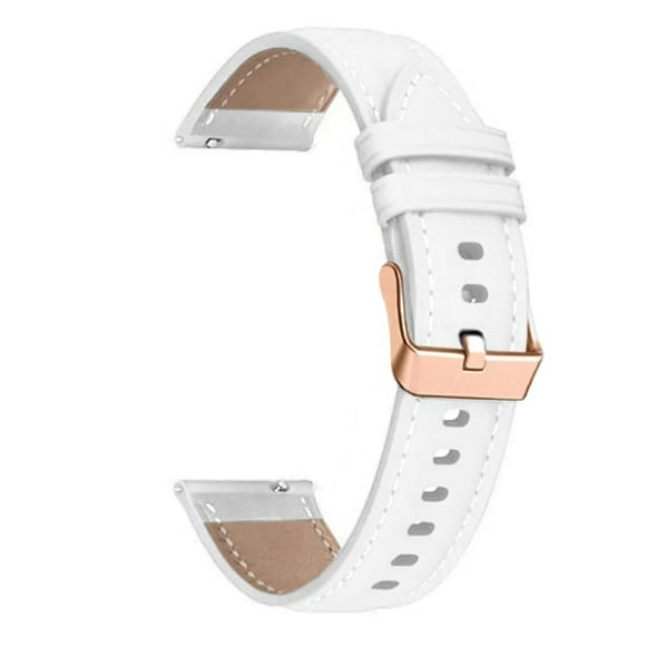 Leather Smart Watch Bracelet For HUAWEI WATCH GT 4 41mm/Garmin Venu 3S/Venu 2S Bracelet Rose Gold Buckle 18mm Bracelet Bracelet Leather white 18mm Venu 2...