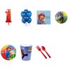 Super Mario Brothers Party Supplies Party Pack For 16 With Red #1 Balloon