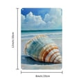 thumbnail image 2 of Chic Seashell Metal Wall Art - Waterproof & Weather-Resistant Tin Sign for Home, Cafe, Restaurant Decor - Easy Hang Nautical Shell Poster, 2 of 8