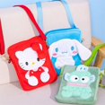 Kawaii Sanrioed Woman Shoulder Bag Hello Kitty Messenger Bag Square Bag
