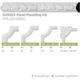 thumbnail image 6 of 2"H x  7/8"P x 94 1/2"L  Sussex Floral Panel Moulding, 6 of 10