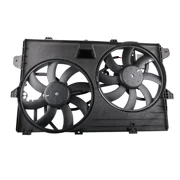MOSTPLUS Front Dual Radiator Cooling Fan Assembly for 2007-2015 Ford Edge Lincoln MK