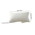 thumbnail image 3 of Hvmvliv Pillows for Side Sleepers(29x18.8in) Foam Bed Pillows for Sleeping Side Back or Stomach Sleeper Neck Protection Pillow Core for Neck and Shoulder Pain White, 3 of 7