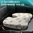thumbnail image 4 of Premium Cartoon Pattern Memory Foam Seat Cushion Ergonomic Chair Pad for Office Chair, Car, Airplane & Bleachers Sciatica, Tailbone Hip & Back Pain Relief - Chair Cushion for Long Office Workers., 4 of 5