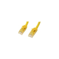StarTech 3ft CAT6 Ethernet Cable - Yellow CAT 6 Gigabit Ethernet Wire -250Mhz 100W PoE RJ45 UTP Network Patch Cord Snagless with Strain Relief (N6PATCH3YL)