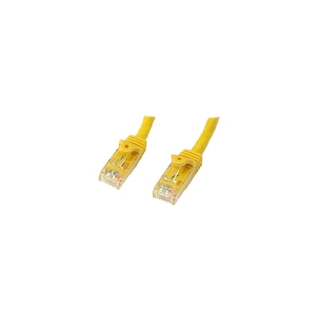 StarTech 3ft CAT6 Ethernet Cable - Yellow CAT 6 Gigabit Ethernet Wire -250Mhz 100W PoE RJ45 UTP Network Patch Cord Snagless with Strain Relief (N6PATCH3YL)