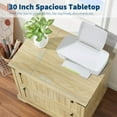 thumbnail image 6 of Juiluna Farmhouse File Cabinets with 2 Drawers,30" File Cabinets with Hanging File Folders for A4/Letter/Legal Size Documents, Rustic Storage Cabinet Storage Printer Stand for Home Office, Living Room, 6 of 8