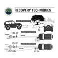 thumbnail image 5 of Overland Vehicle Systems Shackle Rope 19-8716 7/16 Inch Diameter Rope; Rated to 41 000 Pounds; With Collar; Gray; With Storage Bag, 5 of 5
