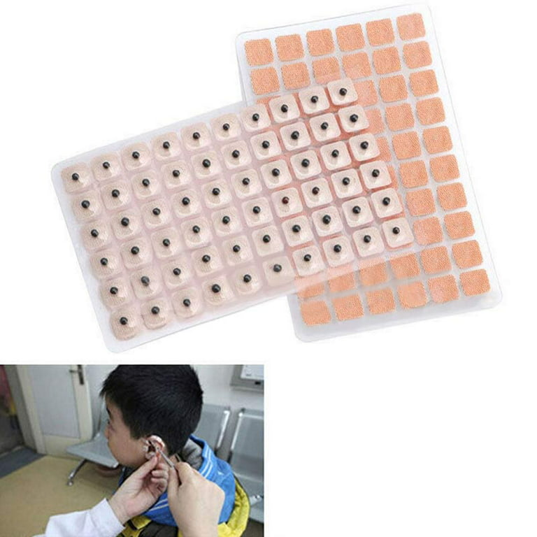 1200Pcs Acupuncture Magnetic Beads Auricular Ear Stickers Massage Ear Stic  ^~