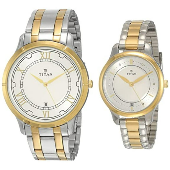 Titan Wedding Bandhan Analog Silver Dial Unisex's Watch-NM17752481BM01 / NL17752481BM01