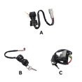 thumbnail image 3 of maskred Ignition Key Switch Motorcycle Wires Scooter Durable Kart Quad Lock Start Small Performance Controller Adapter NO1 NO2, 3 of 6