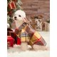 thumbnail image 3 of PETSIN Fleece Brown & Yellow Plaid Patchwork Winter Warmth Pet Shirt, 3 of 5
