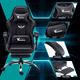 thumbnail image 4 of Silla gaming de Ergonómica VBELL Reclinable,  masaje lumbar con USB, reposapiés retráctil, ajustable, 4 of 6