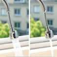 thumbnail image 1 of BESTYASH 360 Degree Rotatable Silver Faucet Nozzle Water Sprayer with Adjustable Jet and Aerator for Sink Use, 1 of 8