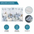 thumbnail image 6 of Fall Blue Grey Pumpkins Placemats Set of 4, Thanksgiving Botanical Washable Wipeable Table Mats for Dining Tables, Indoor Outdoor Kitchen Place Mats for Holiday Party Table Decor, 6 of 9