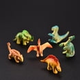 thumbnail image 5 of Juguete de dinosaurio brillante HUOGUO realista para niños con 16 piezas, 5 of 5