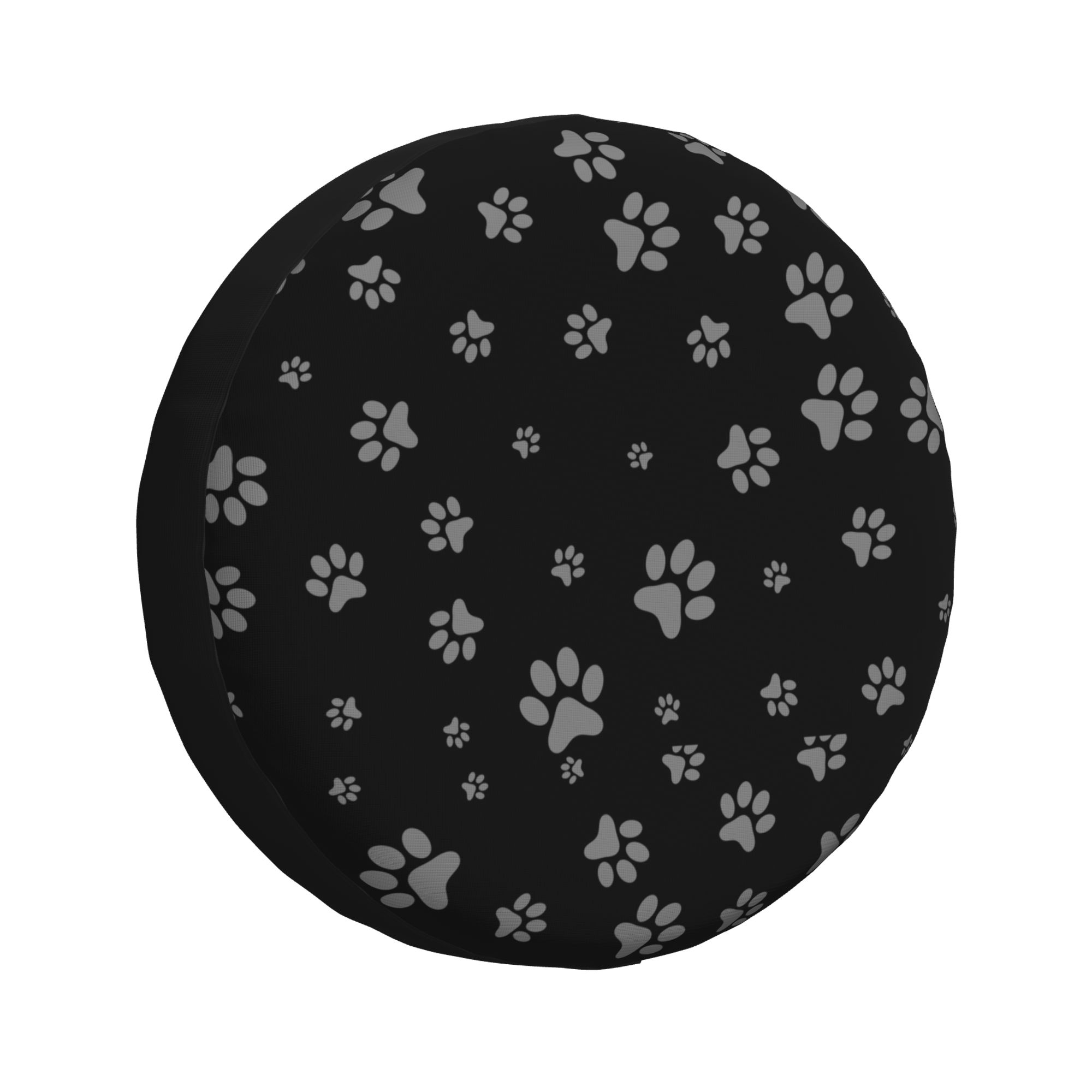 XMXY Puppy Paw Print Spare Tire Cover, Universal Waterproof Cover for