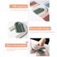 thumbnail image 4 of Toystoory Posavasos aislantes en forma de arcoíris, alfombrillas para botellas, reutilizables, resistentes al calor, gruesos, antiescaldado, accesorios de Cocina y Comedor Verde gris Toystoory HA010139-04, 4 of 6