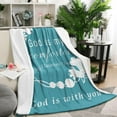 thumbnail image 5 of God Is My Comforter Blanket - Scripture Blanket with Healing Caring Inspirational Faith Prayer Religious Gifts for Women Christian Bible Verse Throw Blanket 50 X 60 Inch, 5 of 5