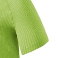 thumbnail image 3 of SKIYLEVZ Men's T-shirts Crew Neck Short Sleeve Moisture Wicking Top Breathable Elastic Athletic Shirt Workout Exercise Athletic Wear Yellow S, 3 of 4