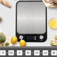 thumbnail image 5 of Kitchen Scale Weighing Food Coffee Balance Smart Electronic Digital Scales Stainless Steel Design for Cooking and Baking, 5 of 7