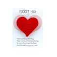 thumbnail image 1 of Cartes de Poche Rouges Décoration Petit Article Note d'Encouragement Carte de Vœux avec Message pour Ami Famille Collègue Cadeau 5.12X3.94 Pouces, 1 of 7