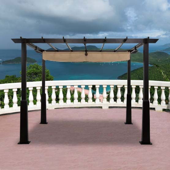Garden Winds Replacement Canopy Top For The Windsor Pergola Com Garden Winds Replacement Canopy Top For, Garden Winds Replacement Canopy For The Windsor Gazebo Standard 350 Beige