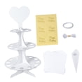 thumbnail image 4 of Juego de Soporte para Cono de Confeti de Boda, Bandeja de Confeti, Centro de Mesa, Suministros para Fiestas, Bandeja de Papel, Soporte para Cono de Co, 4 of 7